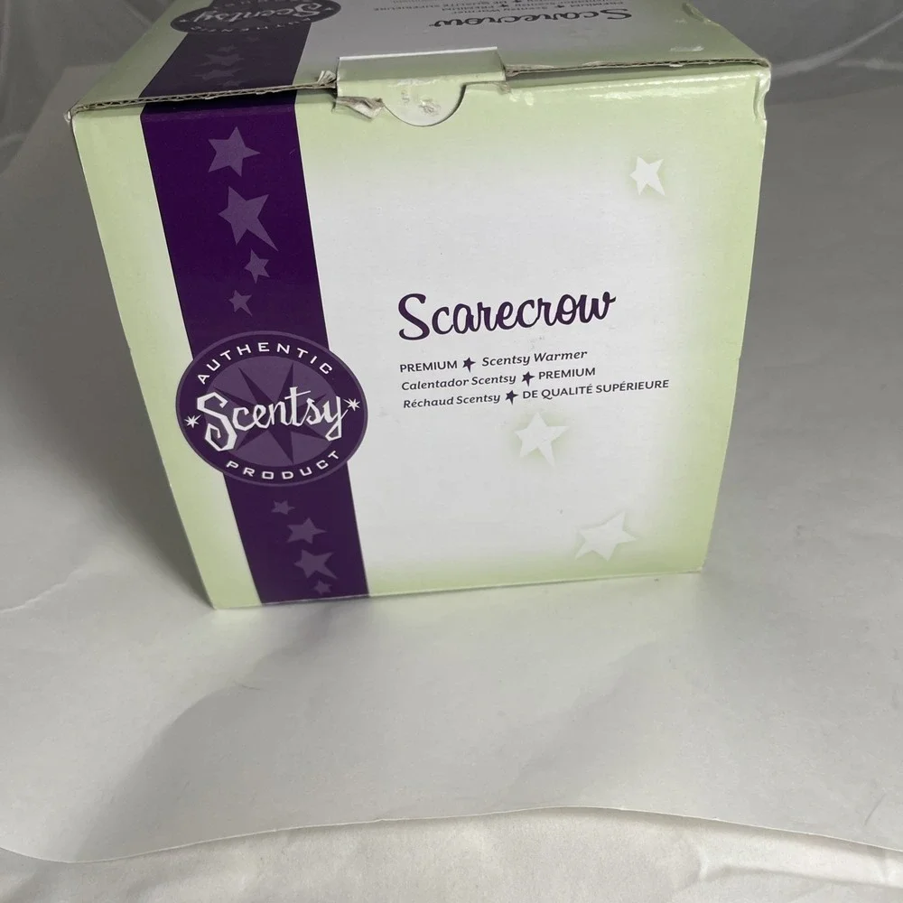 Scentsy Scarecrow Premium Warmer Full Size Retired Fall‎ Halloween Thanksgiving